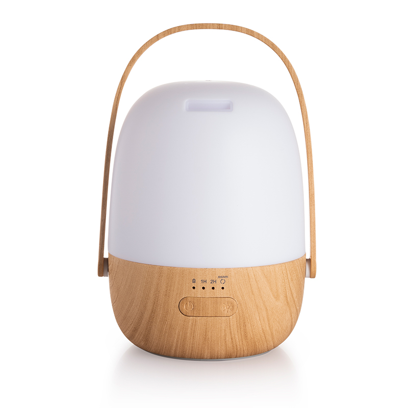 Lemoworld wood grain battery aroma diffuser