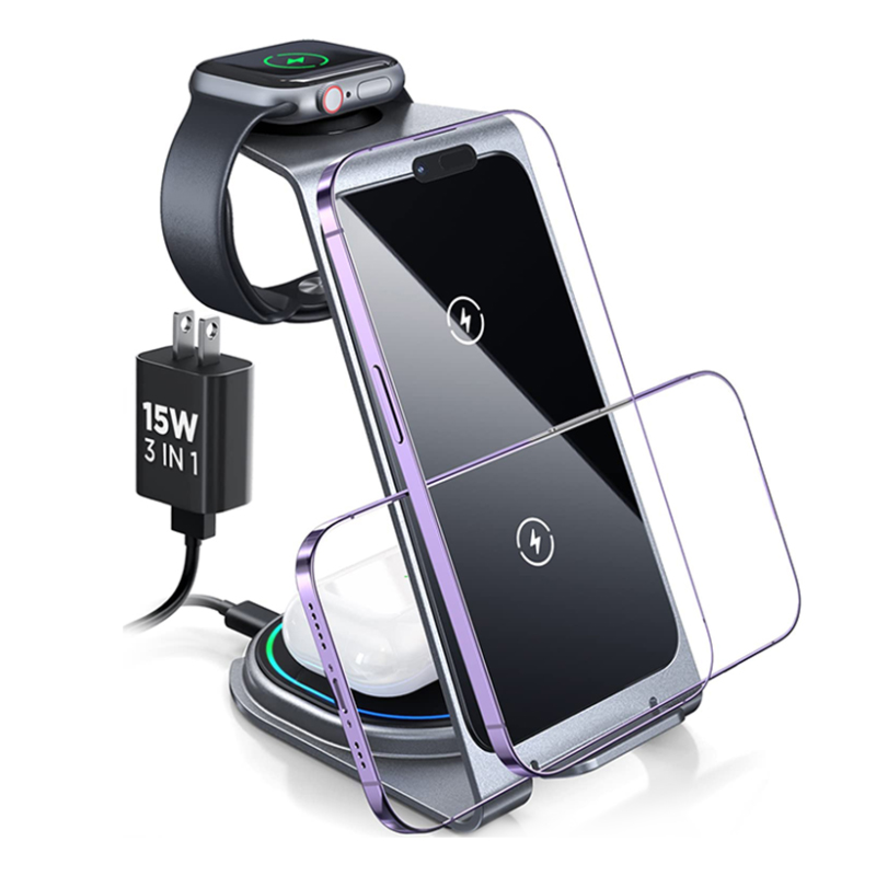 Wireless Charging Station (Grey)